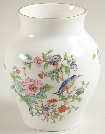 Pembroke (Gold Trim) 4" Bud Vase