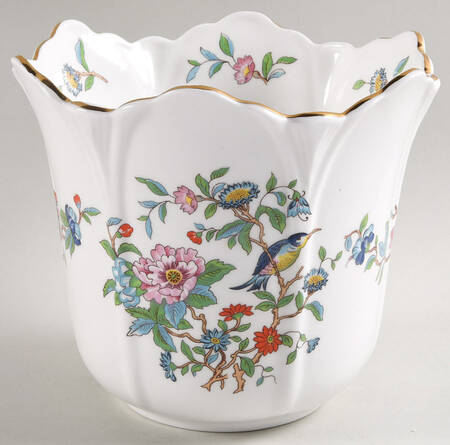 Pembroke (Gold Trim) 6" Cachepot