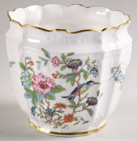 Pembroke (Gold Trim) 3" Cachepot
