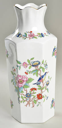 Pembroke (Gold Trim) 12" Vase