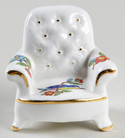 Pembroke (Gold Trim) Miniature Wing Chair
