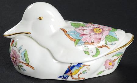 Pembroke (Gold Trim) Duck Box & Lid