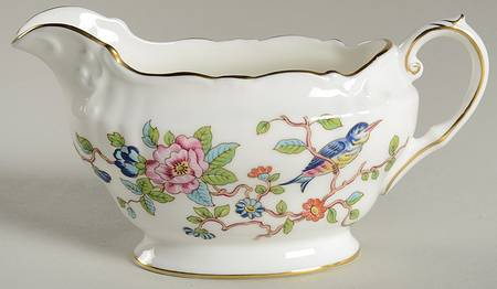 Pembroke (Gold Trim) Individual Gravy Boat No Underplate