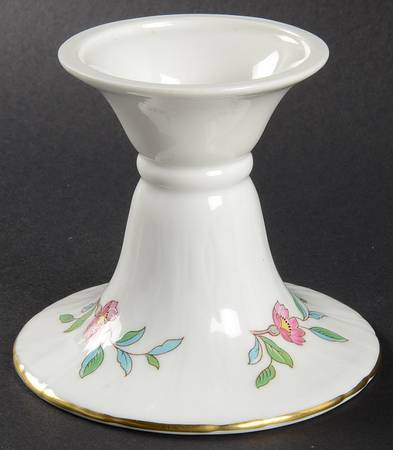 Pembroke (Gold Trim) 3" Candlestick