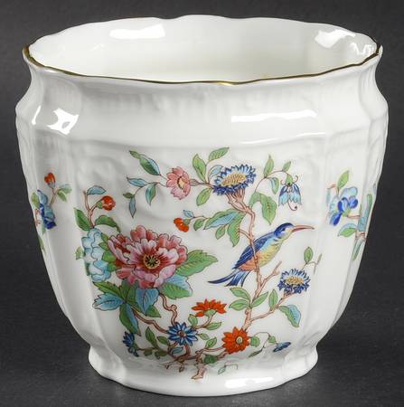 Pembroke (Gold Trim) 3" Cachepot