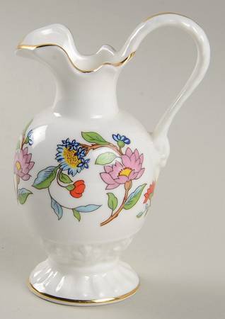 Pembroke (Gold Trim) 3" Handled Vase