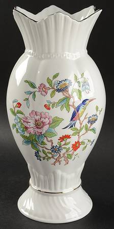 Pembroke (Gold Trim) 12" Windsor Vase