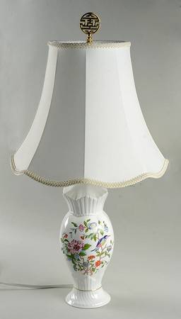 Pembroke (Gold Trim) 26" Electric Lamp & Shade