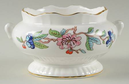 Pembroke (Gold Trim) Open Sugar Bowl