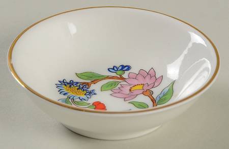 Pembroke (Gold Trim) Salt Dip
