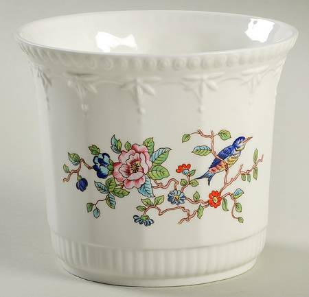 Pembroke (Gold Trim) 4" Cachepot
