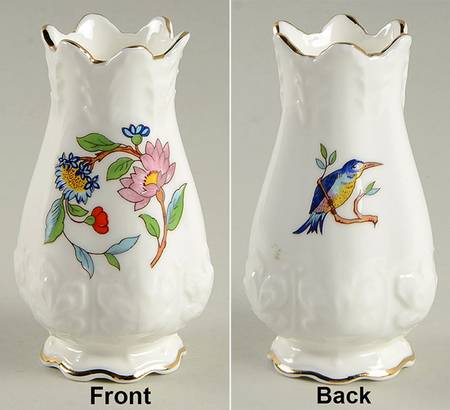 Pembroke (Gold Trim) Mini Victorian Vase