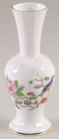 Pembroke (Gold Trim) 5" Vase Sovereign Shape