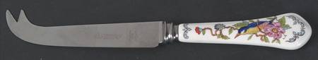 Pembroke (Gold Trim) Cheese Knife with Stainless Blade