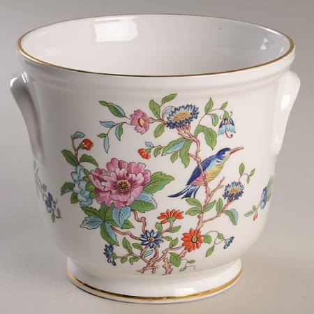 Pembroke (Gold Trim) 5" Flower Pot