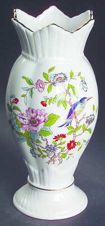 Pembroke (Gold Trim) 8" Windsor Vase