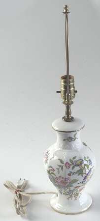 Pembroke (Gold Trim) 20" Electric Lamp No Shade