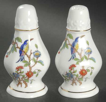 Pembroke (Gold Trim) Salt & Pepper Set