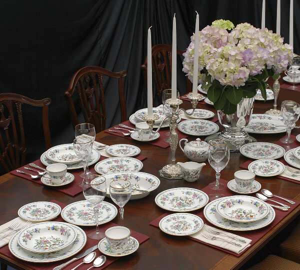 Pembroke (Gold Trim) 53 Piece Estate Set