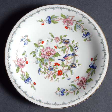 Pembroke (Gold Trim) Saucer for Flat Cream Soup Bowl