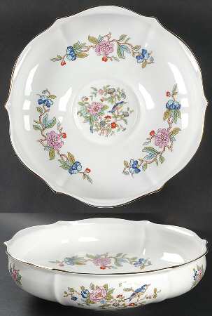 Pembroke (Gold Trim) 10" Edwardian Bowl