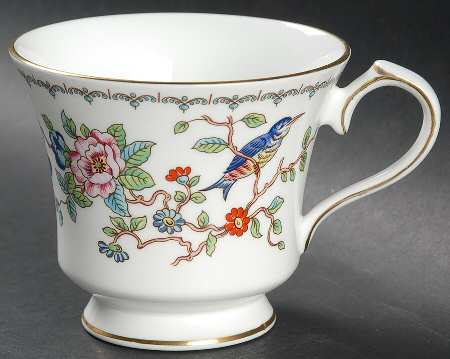 Pembroke (Gold Trim) Footed Cup