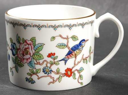 Pembroke (Gold Trim) Flat Cup