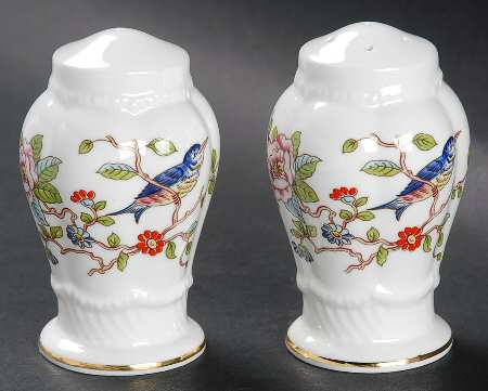 Pembroke (Gold Trim) Salt & Pepper Set