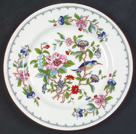 Pembroke (Gold Trim) Dessert/Pie Plate