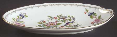 Pembroke (Gold Trim) Pickle Dish