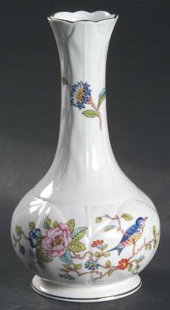 Pembroke (Gold Trim) 6" Bud Vase