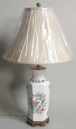 Pembroke (Gold Trim) 26" Electric Lamp & Shade