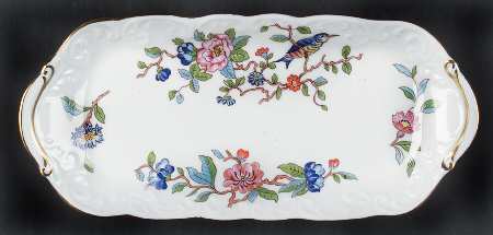 Pembroke (Gold Trim) Oblong Tray
