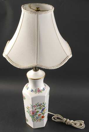 Pembroke (Gold Trim) 25" Electric Lamp & Shade