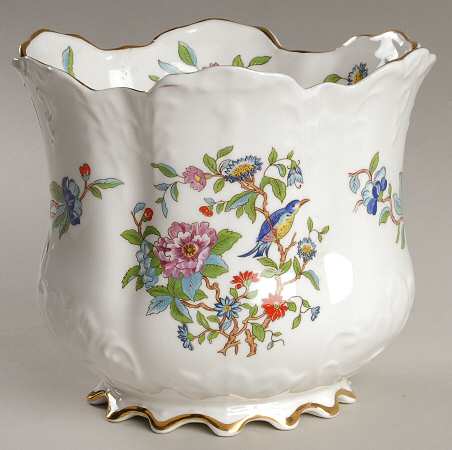 Pembroke (Gold Trim) 5" Victorian Cachepot