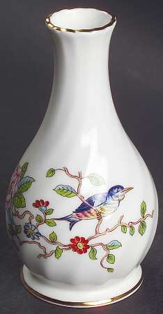 Pembroke (Gold Trim) 4" Bud Vase