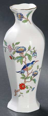 Pembroke (Gold Trim) 7" Chatsworth Vase