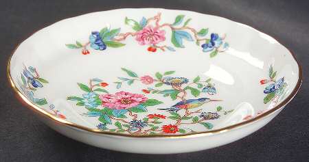 Pembroke (Gold Trim) Open Candy Dish