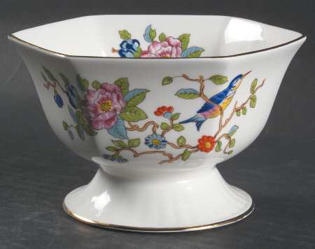 Pembroke (Gold Trim) Footed Bon Bon