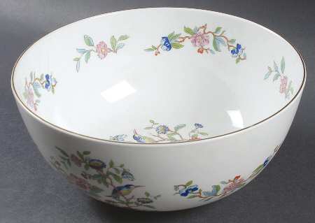 Pembroke (Gold Trim) 8" Round Bowl