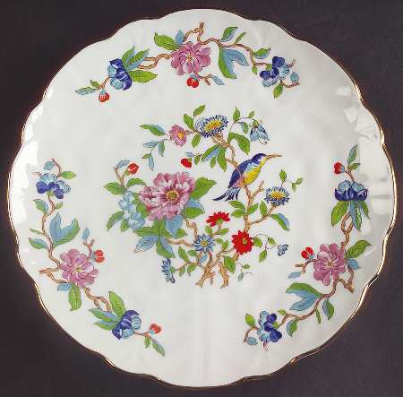Pembroke (Gold Trim) Cookie Plate