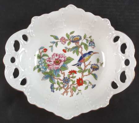 Pembroke (Gold Trim) Large Sweet Meat Dish