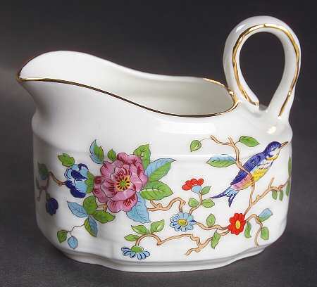 Pembroke (Gold Trim) Strawberry Basket Creamer Only