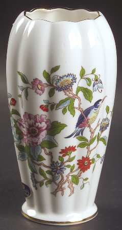 Pembroke (Gold Trim) 6" Deco Vase