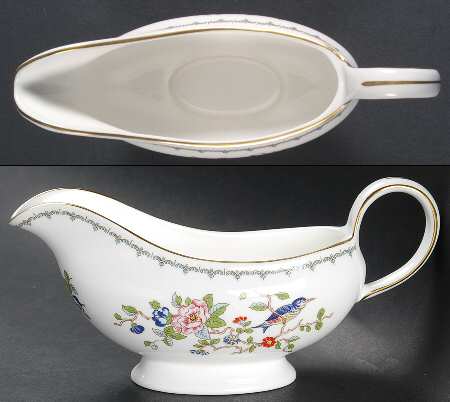 Pembroke (Gold Trim) Gravy Boat