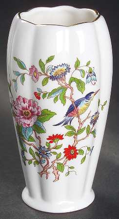 Pembroke (Gold Trim) 4" Deco Vase