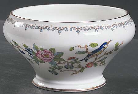 Pembroke (Gold Trim) Open Sugar Bowl