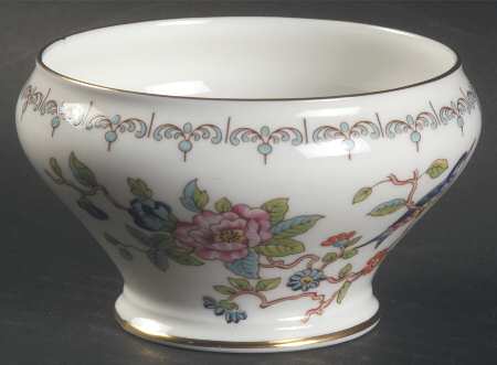 Pembroke (Gold Trim) Mini Open Sugar Bowl