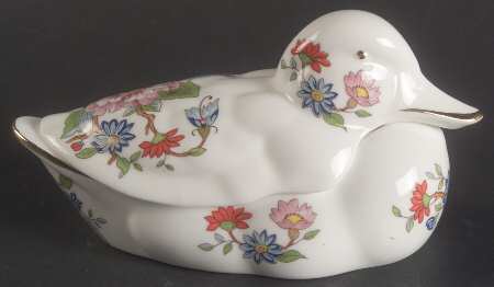 Pembroke (Gold Trim) Duck Box & Lid