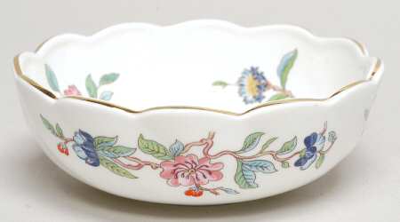 Pembroke (Gold Trim) Petal Bowl